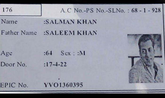 Fake Voter Id Card India